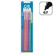 Caneta esferográfica 0,7mm Spiro 5 cores 57.0803 Cis BT 5 UN