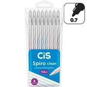 Caneta esferográfica 0.7mm, Spiro clean, 52.0633, Cis - BT 8 UN
