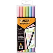 Caneta Hidrográfica Brush Pen, Kit Tons Pastel, Ponta Dupla, Ideal para Lettering, BIC - CX 1 UN Caneta Hidrográfica Brush Pen, Kit Tons Pastel, Ponta Dupla, Ideal para Lettering, BIC - CX 1 UN