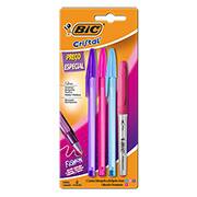 Kit Fashion, Caneta esferográfica e marcador, 935271, Bic - BT 4 UN