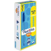 Caneta esferográfica 0.7mm kilométrica 100, Azul, Paper Mate - CX 12 UN Caneta esferográfica 0.7mm kilométrica 100, Azul, Paper Mate - CX 12 UN