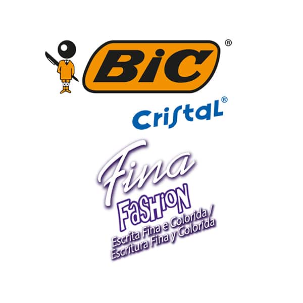 Caneta Esferográfica BIC Escrita fina, Cristal Fashion 4 Cores, Ponta de 0,8mm, 530008, BT 4 UN Caneta Esferográfica BIC Escrita fina, Cristal Fashion 4 Cores, Ponta de 0,8mm, 530008, BT 4 UN