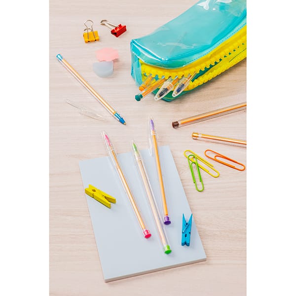 Caneta Esferográfica BIC Escrita fina, Cristal Fashion 10 Cores, Ponta de 0,8mm, 530009, BT 10 UN