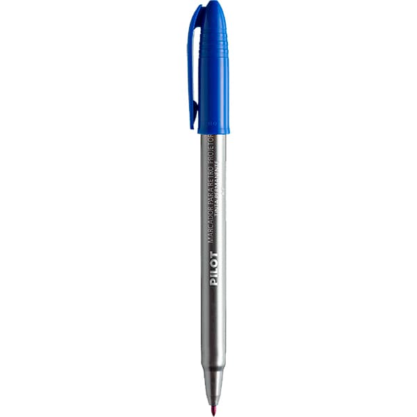 Caneta para retro-projetor azul 2.0mm Pilot CX 12 UN