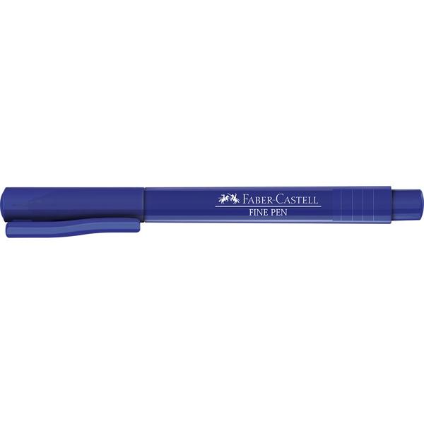 Caneta Hidrográfica Fine Pen 0.4mm Azul Faber-Castell 1 UN Caneta Hidrográfica Fine Pen 0.4mm Azul Faber-Castell 1 UN