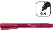 Caneta Hidrográfica Fine Pen 0.4mm Vinho Faber-Castell 1 UN