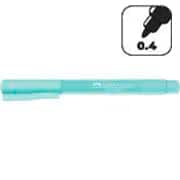 Caneta Fine Pen Verde Pastel, 0.4mm, Faber-Castell - 1 UN
