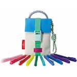 Kit Caneta hidrográfica Fine Pen 10 Cores + Shoulder Bag Breeze, FPBESBRZZF, Faber-castell - KT 1 UN