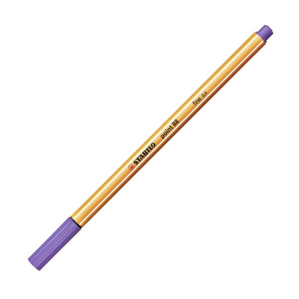 Caneta hidrográfica violeta 0,4mm Point 88/55 1189900 Stabilo UN 1 UN