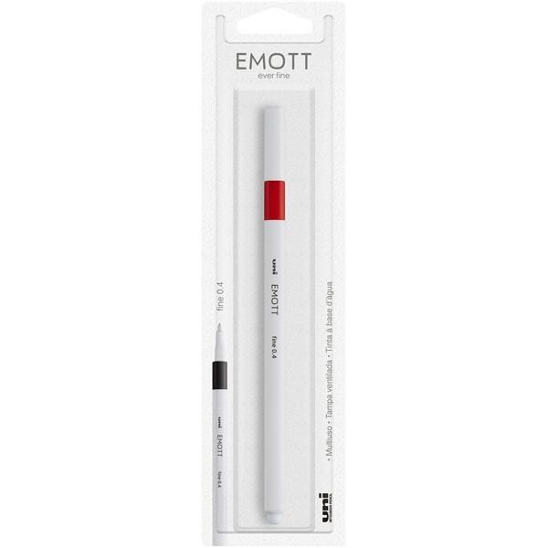 Caneta hidrográfica Emott vermelho 0,4mm 58.3603 Uniball BT 1 UN