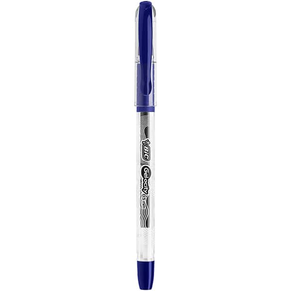 Caneta esferográfica Gel, 0,5mm, Azul, Preta, Vermelho, BIC - BT 3 UN