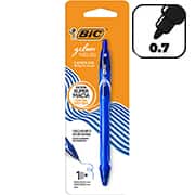 Caneta esferográfica Gel, ponta retrátil, 0,7mm, Azul, BIC - BT 1 UN Caneta esferográfica Gel, ponta retrátil, 0,7mm, Azul, BIC - BT 1 UN
