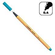 Caneta hidrográfica azul turquesa 0,4mm Point 88/51 Stabilo UN 1 UN