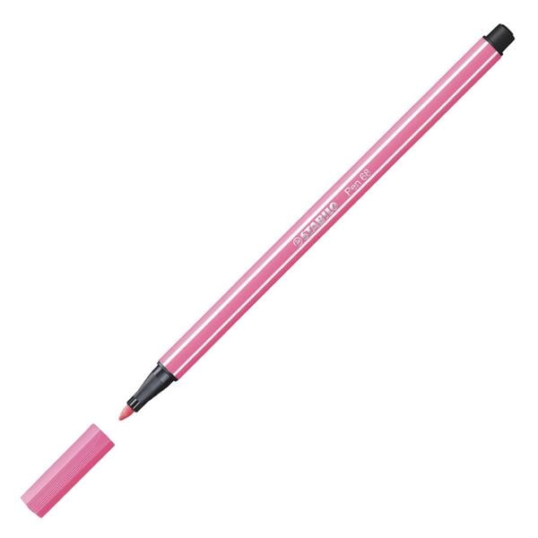 Caneta hidrográfica pink 1,0mm Pen 68/29 Stabilo UN 1 UN