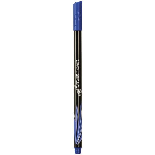 Caneta Hidrográfica BIC Intensity Azul, Ponta Ultra Fina de 0.4mm, Corpo Arredondado, 930196 - 1 UN