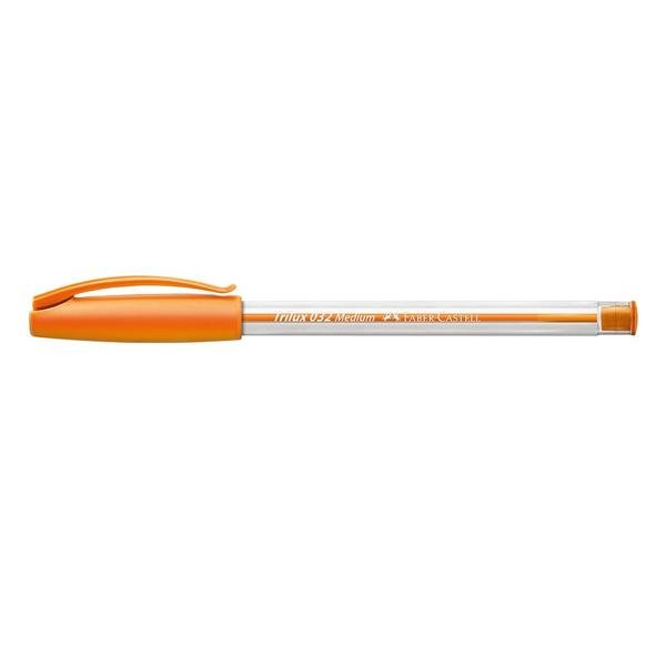 Caneta esferográfica trilux colors laranja 032/LA Faber-Castell CX 12 UN