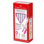 Caneta esferográfica trilux colors roxo 032/RX Faber-castell CX 12 UN