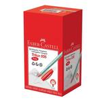 Caneta Esferográfica 0.8mm Trilux Vermelho Faber-Castell CX 50 UN