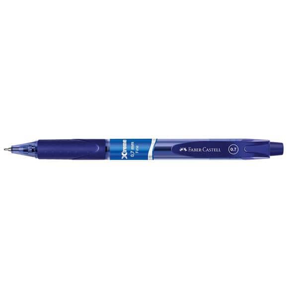 Caneta esferográfica 0.7mm xtreme az XTRT07/AZ Faber-castell CX 12 UN