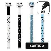 Caneta Apagável em Gel, Esferográfica, Ponta 0,5mm, Azul, Cachorro - Cores Sortidas - Oval - BT 1 UN Caneta Apagável em Gel, Esferográfica, Ponta 0,5mm, Azul, Cachorro - Cores Sortidas - Oval - BT 1 UN