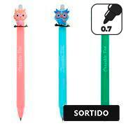 Caneta Apagável em Gel, Esferográfica, Ponta 0,5mm, Azul, Coruja - Cores Sortidas - Oval - BT 1 UN Caneta Apagável em Gel, Esferográfica, Ponta 0,5mm, Azul, Coruja - Cores Sortidas - Oval - BT 1 UN