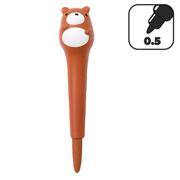 Caneta Squishy gel 0,5mm, Urso, Oval - BT 1 UN