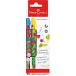 Caneta gel semi esferográfica, 1.0mm, Botânica, Azul e Preta, ES/PPC101, Faber-Castell - BT 2 UN