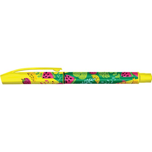 Caneta gel semi esferográfica, 1.0mm, Botânica, Azul e Preta, ES/PPC101, Faber-Castell - BT 2 UN
