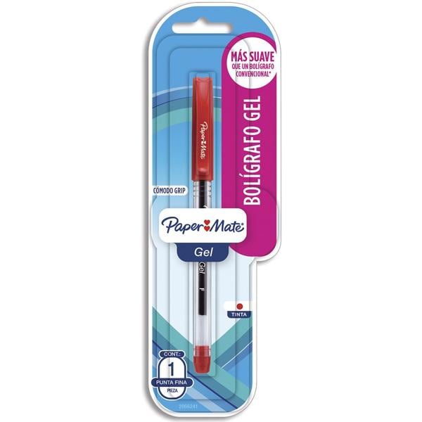 Caneta Gel 1,0mm, Econogel, Vermelho 2066241, Paper Mate - BT 1 UN