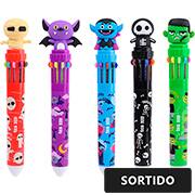 Caneta esferográfica fantasia com 10 cores, ponta de 0,7mm, 905130, Tris - UN 1 UN Caneta esferográfica fantasia com 10 cores, ponta de 0,7mm, 905130, Tris - UN 1 UN