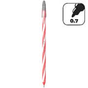 Caneta esferográfica Gel, Vermelha, ponta de 0.7mm, Spiro, Cis - BT 1 UN