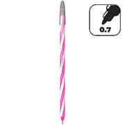 Caneta esferográfica Gel, Rosa, ponta de 0.7mm, Spiro, Cis - BT 1 UN