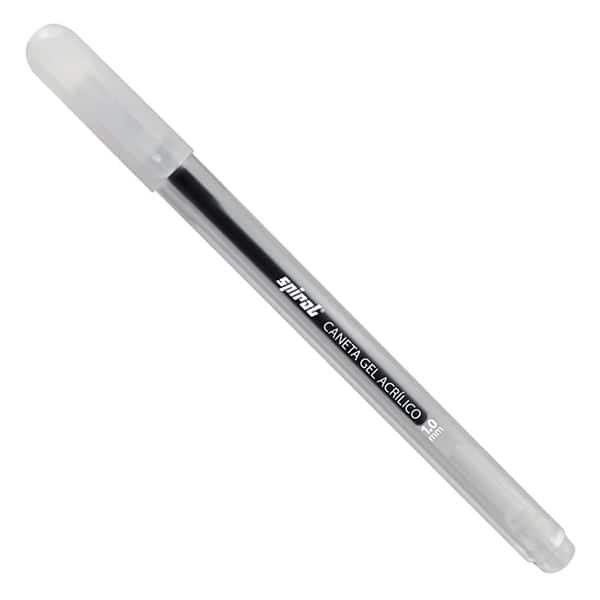 Caneta Gel Acrílico Esferográfica, ponta de 1.0mm, Preta, Spiral - BT 1 UN Caneta Gel Acrílico Esferográfica, ponta de 1.0mm, Preta, Spiral - BT 1 UN