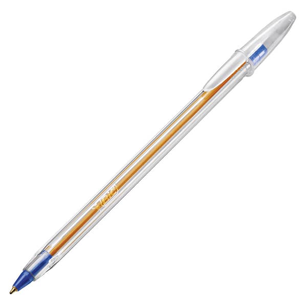 Caneta Esferográfica BIC Escrita Fina Cristal, Precisão e Suavidade, Azul, CX 50 UN