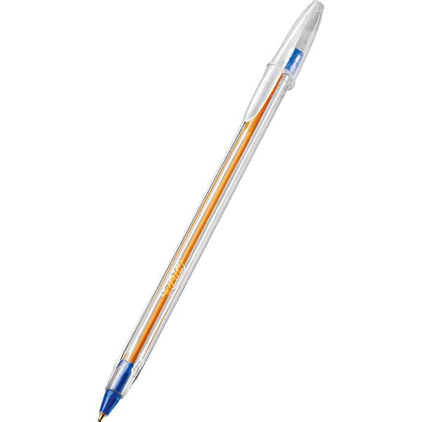 Caneta Esferográfica BIC Escrita Fina Cristal, Precisão e Suavidade, Azul, CX 50 UN