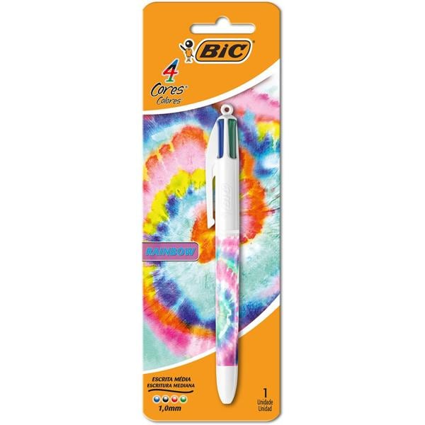 Caneta esferográfica retrátil, 4 cores, Fun, 971264, BIC - BT 1 UN