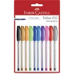 Caneta Esferográfica Trilux 032 1.0mm Faber-Castell BT 10 UN
