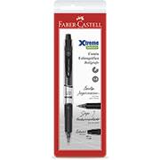 Caneta esferográfica 1.0mm Xtreme preto SMXTRT10PT Faber Castell BT 1 UN