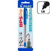 Caneta esferográfica ponta de aço bps-grip 1,6mm azul Pilot BT 1 UN