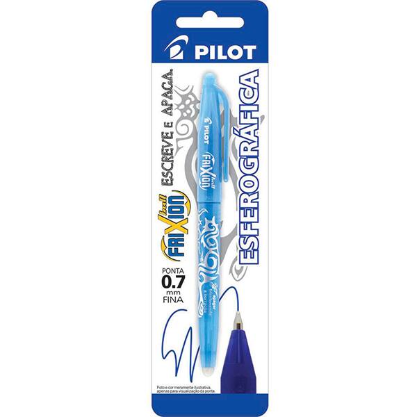 Caneta Apagável em Gel, Esferográfica, Ponta 0,7mm, Azul Claro, Frixion - Pilot - BT 1 UN
