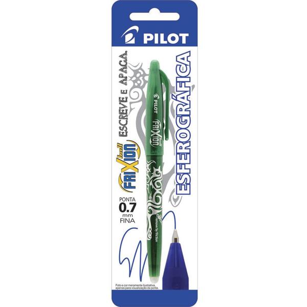 Caneta Apagável em Gel, Esferográfica, Ponta 0,7mm, Verde, Frixion - Pilot - BT 1 UN