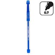 Caneta esferográfica gel 0,7mm, escreve e apaga, Azul, Oval - UN 1 UN