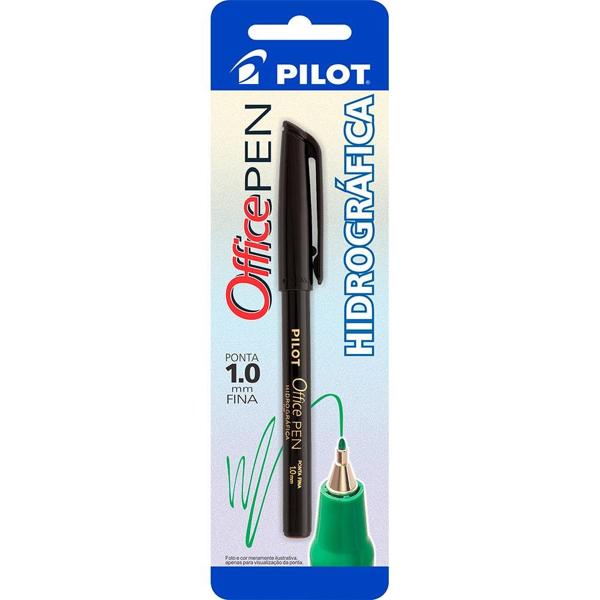 Caneta hidrográfica preta 1,0mm Office Pen 3126 Pilot BT 1 UN