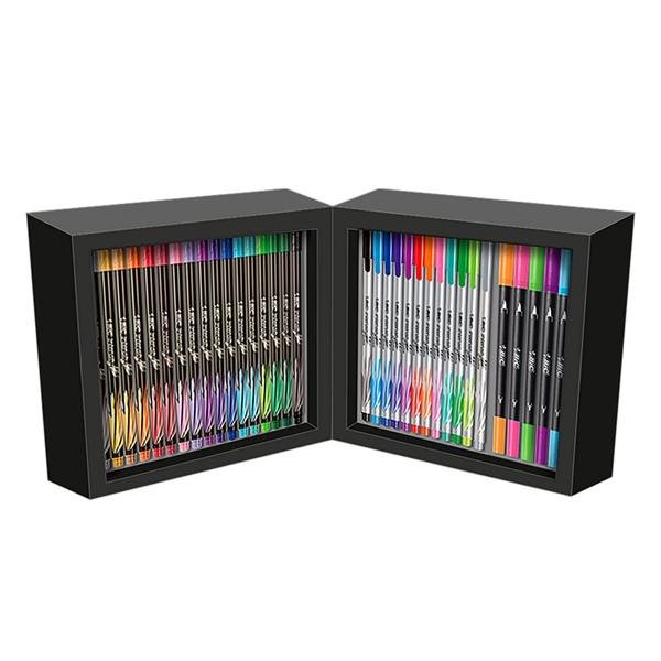 Kit canetas premium intensity, com 34 canetas hidrográficas, 971208, BIC - KT 34 UN