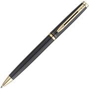 Caneta de luxo esferográfica, Libra gold, Preta, tinta azul, DI10078P, Crown - CX 1 UN Caneta de luxo esferográfica, Libra gold, Preta, tinta azul, DI10078P, Crown - CX 1 UN