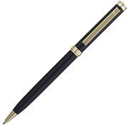 Caneta de luxo esferográfica, Liverpool Chrome, Gold Preta, tinta azul, DI10081P, Crown - CX 1 UN Caneta de luxo esferográfica, Liverpool Chrome, Gold Preta, tinta azul, DI10081P, Crown - CX 1 UN