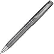 Caneta de luxo esferográfica, Otawa, Fumê, tinta azul, DI10076F, Crown - CX 1 UN