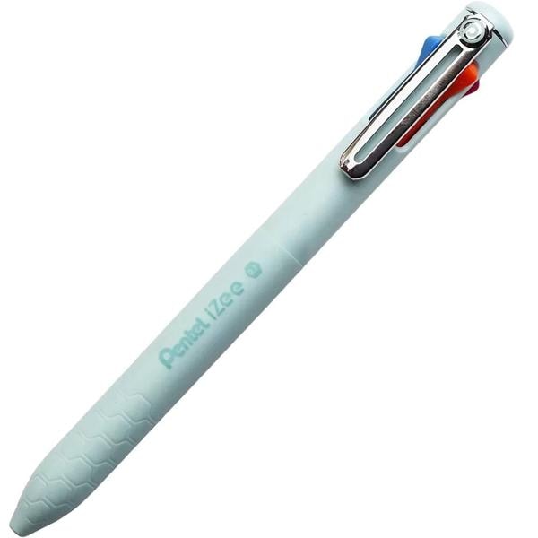 Caneta esferográfica retrátil 4 cores, 0.7mm, Azul claro, SM/BXC467L, Pentel - BT 1 UN