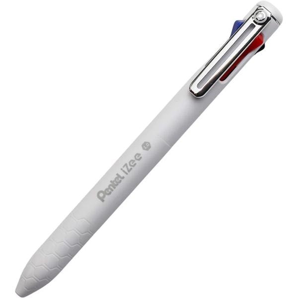 Caneta esferográfica retrátil 4 cores, 1,0mm, Branco SM/BXC470W, Pentel BT 1 UN