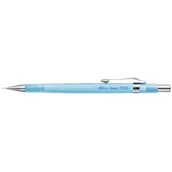 Lapiseira 0.5mm Sharp, Azul transparente, P200, SM/P205CL, Pentel - BT 1 UN